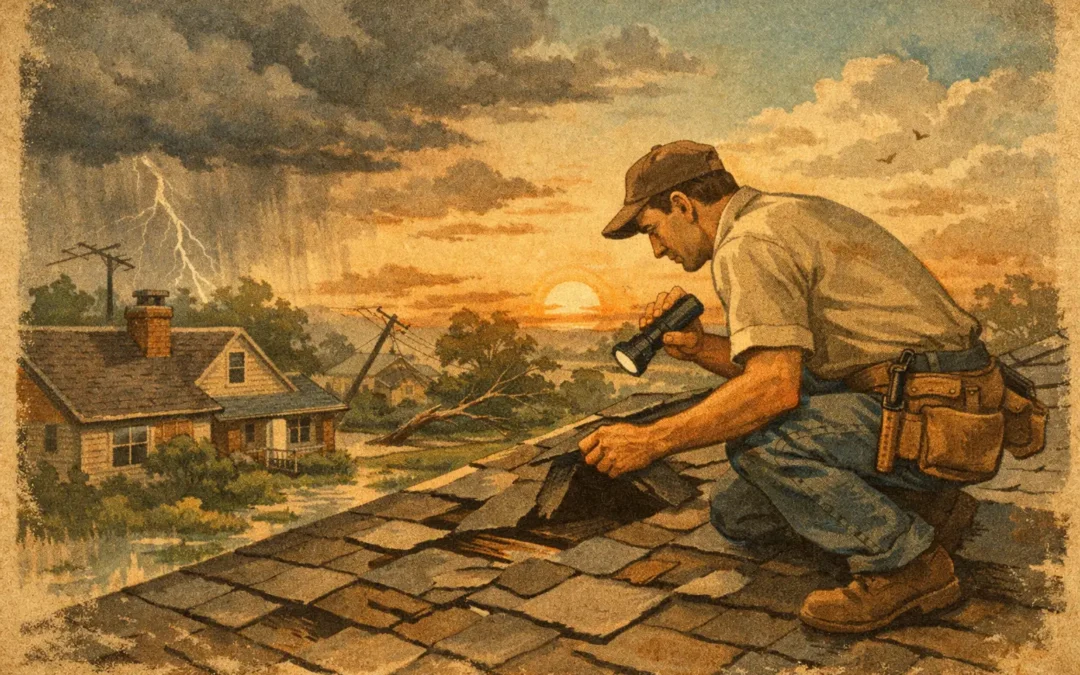 Guide to Post-Storm Roof Inspection in North Texas