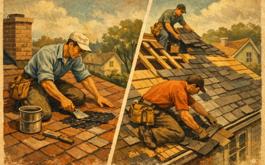 Roof Patching Versus Replacement for Your Home