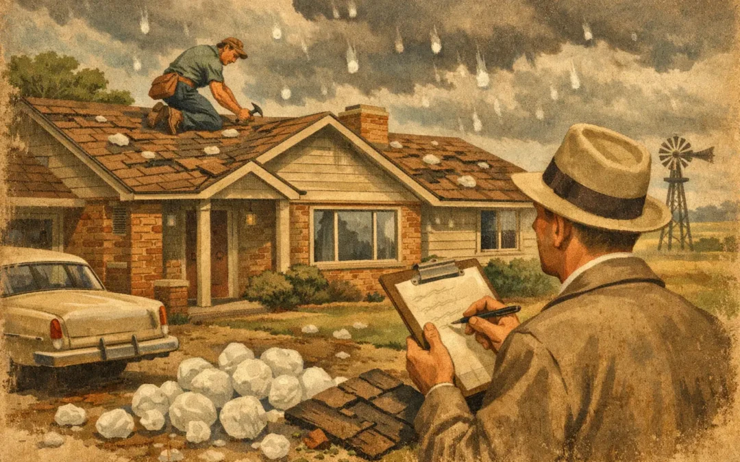 A Hail Damage Roof Claim Example for Texas Homes